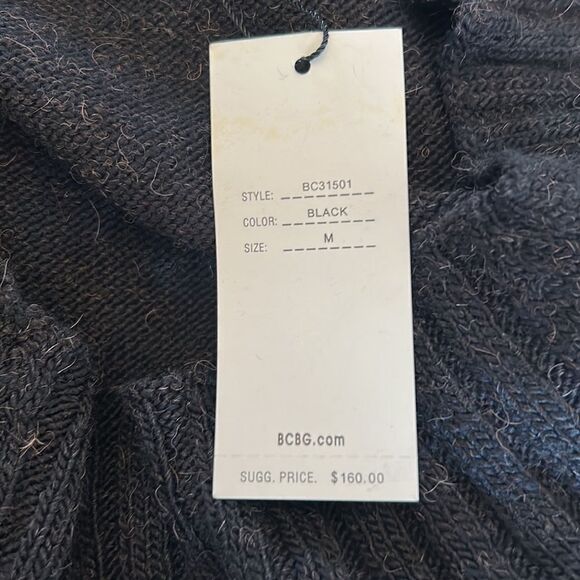 BCBGMAXAZRIA black long sleeve sweater Size M New - Picture 8 of 11